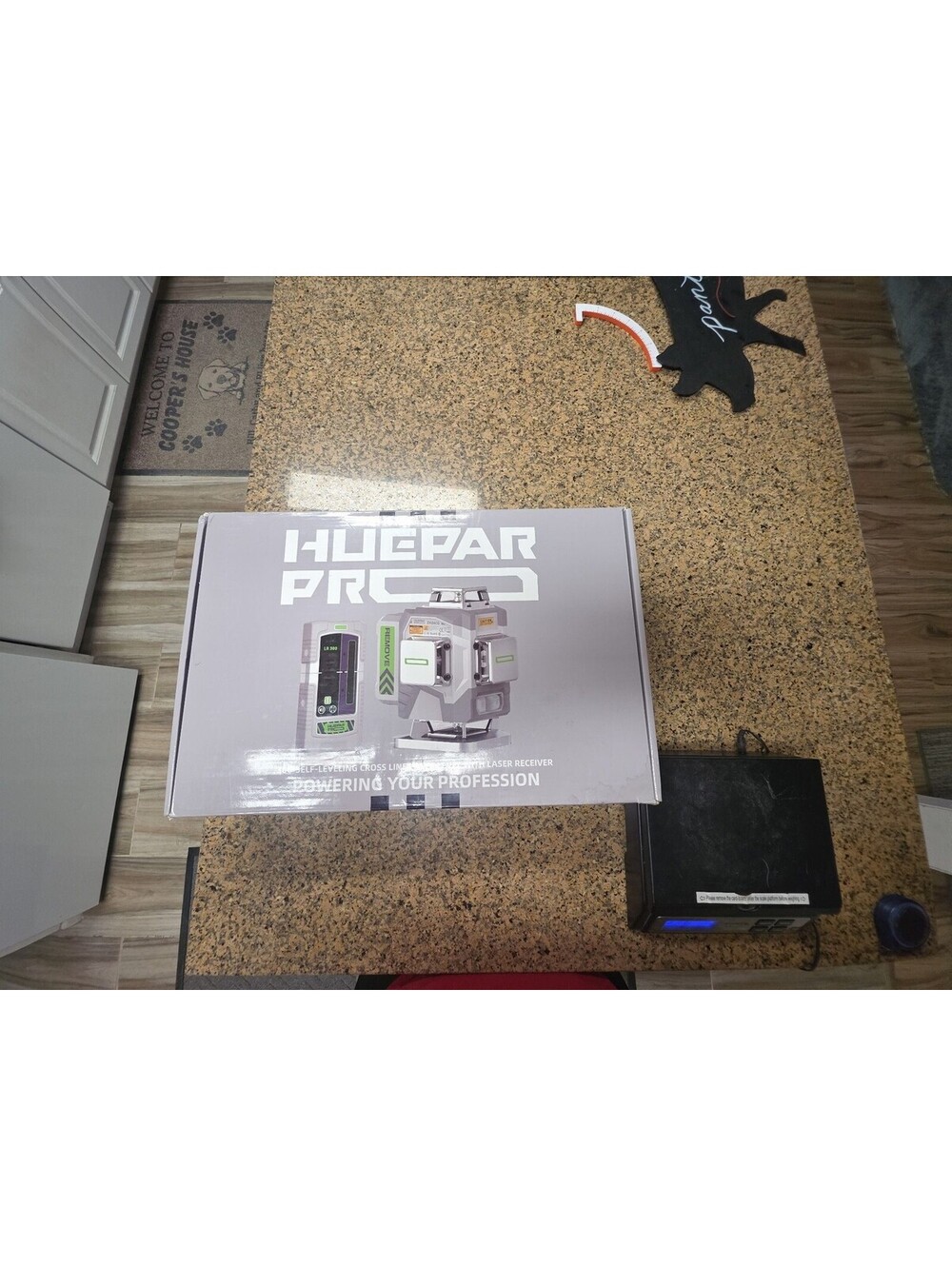 Huepar Pro ZK04CG Laser Level 4x360 Self-Leveling Bundle